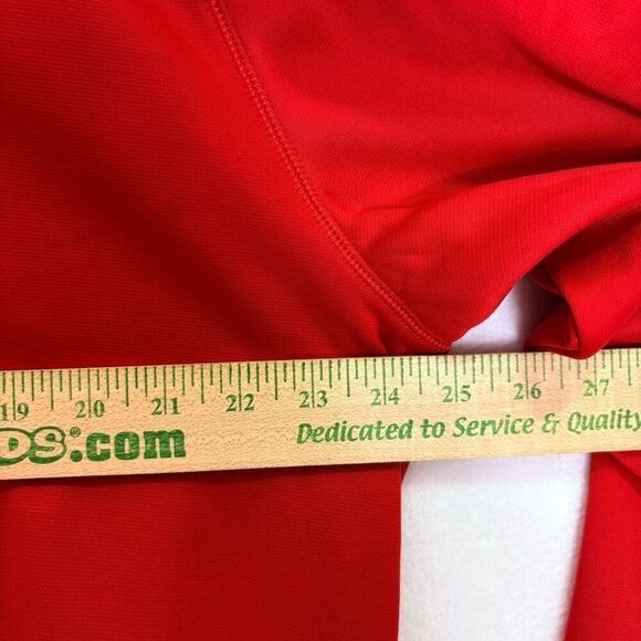 New Under Armour Hockey Red Fleece Lined Hooded Pullover Sweatshirt Men's XL - Picture 7 of 12